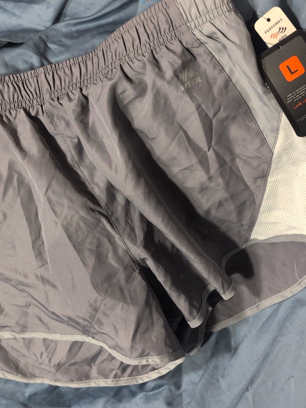 Gray Athletic Running Shorts – L